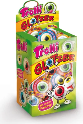 Produktbild von Trolli Fruchtgummi-Augen "Glotzer" 40 Stück à 18,8g, 752g