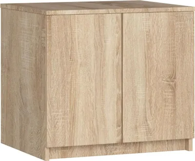 Produktbild von AKORD Furniture Factory SP0PSZNADS60SON, Eiche, Garderobe, 2 Regale, 2 Tür(en), Matt, Drehtür