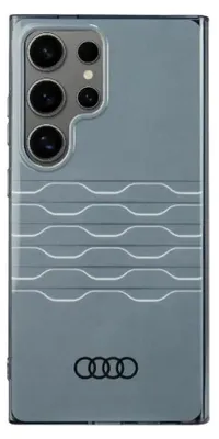 Zdjęcie produktu dla Audi Iml Geometric Pattern Case S24 Ultra S928 Szary/Grey Hardcase Au-Imls24U-A6/D3-Gy
