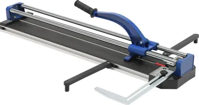 Immagine prodotto di Tagliapiastrelle manuale, posizionamento a infrarossi, profilo di guida a doppio binario, blu