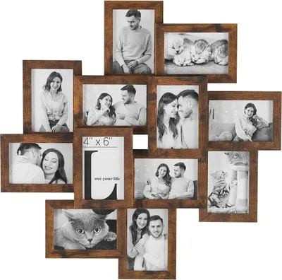 Image de 12 cadres photo pour photos au format 10 x 15 cm pourReproductioner les murs