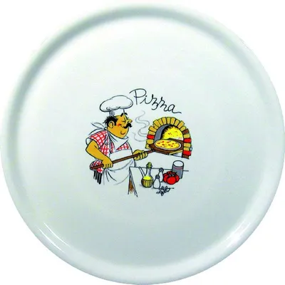 Produktbild von Napoli White Dekor Pizzateller 31cm - 6 Stück