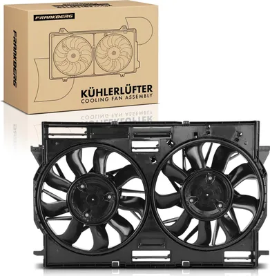 Productafbeelding van Frankberg 1x Motorradiator dubbelventilator