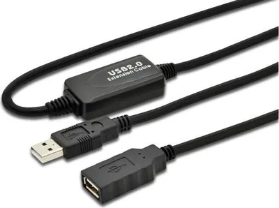 Obrázek produktu pro Microconnect WBEE0, 5 m, USB A, USB A, USB 2.0, Samec/samice, Černá