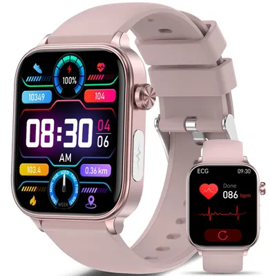 Image de Montre connectée avec ECG, mesure de la fréquence cardiaque et fonctions de fitness