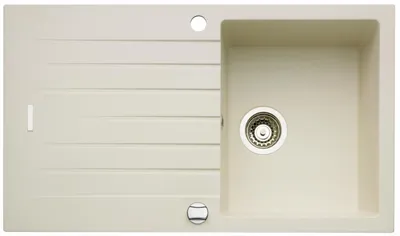 Immagine prodotto di NABER ANGOLA 100 lavello in MAGNOLIA con miscelatore girevole cromato / lavello da appoggio / larghezza mobile 45 cm