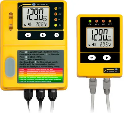 Produktbild von PCE Instruments PCE-WMM 50 Gaswarnanlage zur Detektion von Kohlendioxid (CO2)|0..50.000 ppm