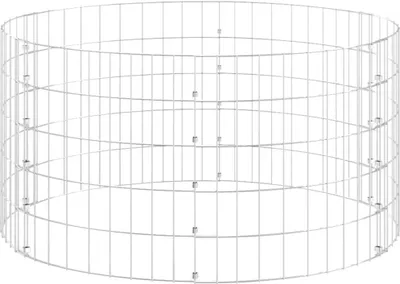 Produktbild von vidaXL Gartenkomposter Ø100x50 cm Verzinkter Stahl