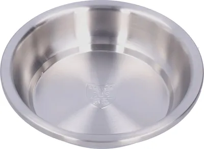 Obrázek produktu pro Talíř z nerezové oceli 304, materiál bezpečný pro potraviny, kulatý, hluboký talíř z nerezové oceli, 18 cm / 7 palců