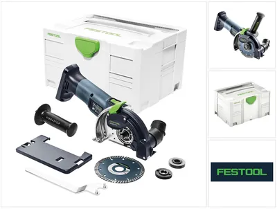 Immagine prodotto di Festool DSC-AGC 18-125 FH Li EB-Basic Sistema di taglio a mano libera a batteria 125mm / 18V / Brushless ( 575759 ) + Valigetta Systainer - senza batteria, senza caricabatterie