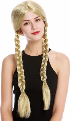 Produktbild von WIG ME UP Perücke Lolita geflochtene Zöpfe Blond 90835-ZA89