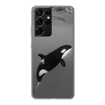 Produktbild von MuchoWow® Handyhülle Schutzhülle Hülle für Samsung Galaxy S21 Ultra Orca - Wasser - Tiere Silikon Softcase Handy Hülle - Mobiltelefon