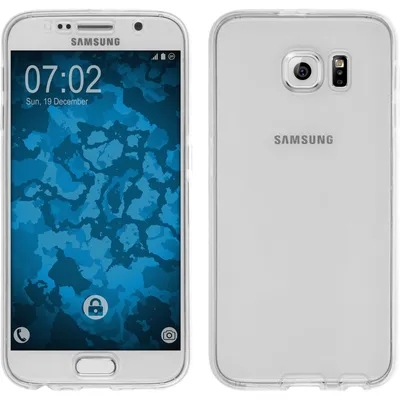 Produktbild von PhoneNatic Case kompatibel mit Samsung Galaxy S6 - clear Silikon Hülle 360° Fullbody Cover