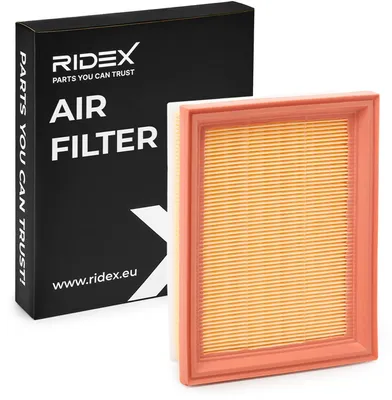 Produktbild von RIDEX 8A0404 Luftfilter für FORD Fiesta Mk5 Schrägheck (JH1, JD1, JH3, JD3) Rechteckig