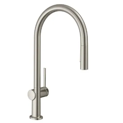 Produktbild von hansgrohe Küchenarmatur Talis Einhebel Küchenarmatur mit ausziehbarem Auslauf, Armatur Küche (Warmwasserarmatur & Kaltwasserarmatur, Kaltwassserhahn)