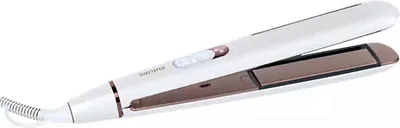 Obrázek produktu pro Philips Series 8000 BHS830/00 Žehlička na vlasy, Žehlička na vlasy, Teplé, 15 s, 15 s, Růžová, Bílá, Závěsné oko