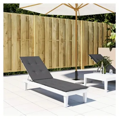 Produktbild von Liegestuhlauflage, Auflage für Hollywoodschaukel, Sonnenliege, Gartenliege, Liegenauflage, Deckchair Auflagen, Anthrazit (75+105) x50x3 cm