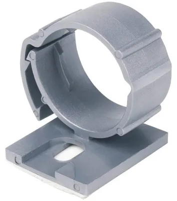 Produktbild von Dataflex 33902 Kabeldurchführung - Silber - 5 Paket - Kabel-Clip