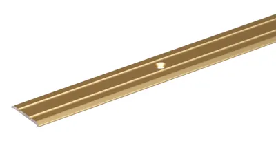 Zdjęcie produktu dla Alberts 491383 Profil przejściowy, wiercony, aluminiowy, anodowany na kolor złoty, 900 x 38 mm