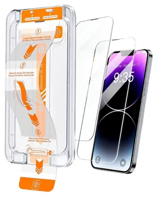 Immagine prodotto di 2 protezioni in vetro temperato 9H per Apple iPhone 14 Pro