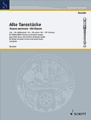 Produktbild von Alte Tanzstücke : fürAltblockflöte und Laute