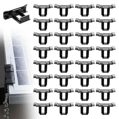 Wasserablauf-Clips für PV-Module, 32 Stück, 30 mm, schwarz