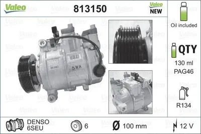 Zdjęcie produktu dla Kompresor klimatyzacji VALEO 813150