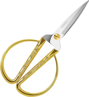 Produktbild von KUONIIY Schere - Extrem scharfe Spitze Schere mit großem Griff 17cm