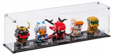 Produktbild von Blacked Brick Vitrine für 5x LEGO® BrickHeadz – Marvel, Der Herr der Ringe