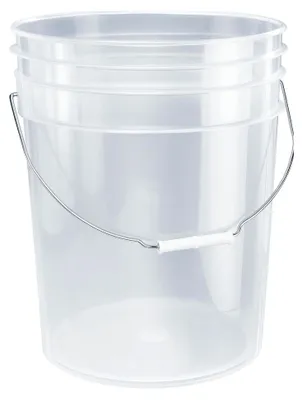 Produktbild von Eimer 20L Transparent – robuster Vielzweckeimer für Garten, Angeln, Camping und Haushalt