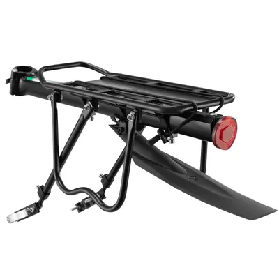 Produktbild von ROCKBROS Fahrrad Gepäckträger HJ1008 mit Schnellspanner und Schutzblech, Alu, geeignet für 24-29 Zol