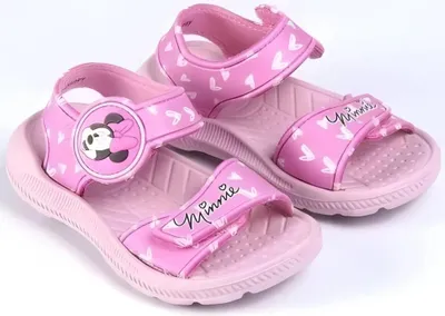Produktbild von Disney Minnie Maus Mädchen Kinder Sandalen mit Klett – Bunt / 26