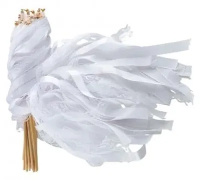 Image de Lot de 30 baguettes décoratives avec rubans et fils pour les fêtes