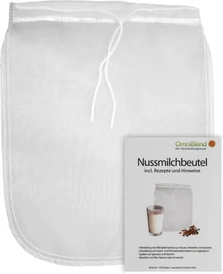 Produktbild von yayago Nussdrink Beutel zur Herstellung veganer Milchalternativen  und vielen weiteren Anwendungsmöglichkeitenaus 100% Nylon