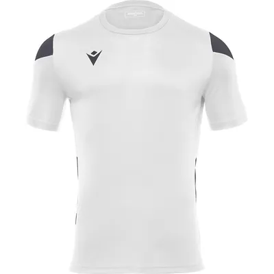 Immagine prodotto di Maglia Macron Polis a maniche corte da uomo - Bianco / Antracite