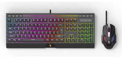 Zdjęcie produktu dla Acer NAK200 + NMW200, Pełnowymiarowy (100%), Bezprzewodowy, USB, Czarny, Dołączona myszka