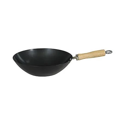 Produktbild von Dexam International 12108411 Wokpfanne, 27 cm max. Durchmesser, Gusseisen/Gussaluminium, Induktionsherd-geeignet, Antihaftbeschichtung