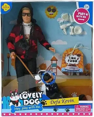 Zdjęcie produktu dla Lalka Kevin z z psem szczekającym