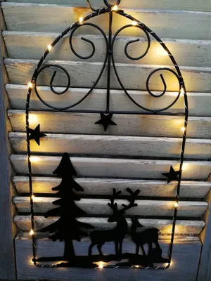 Produktbild von LED Fenster Hirsch