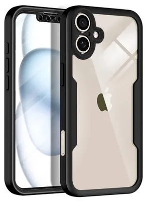 Zdjęcie produktu dla Techsuit - ColorVerse 360 Series etui + Szkło do iPhone'a 17 - czarne