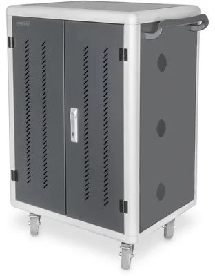 Obrázek produktu pro Digitus DN-45005, Přenosný vozík na zařízení, Černá, Podlaha, 41,5 cm, 2 police/polic, ABS (akrylonitril-butadien-styren), Hliník, Ocel
