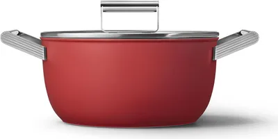Zdjęcie produktu dla Smeg - Garnek 50’s Style CKFC2611RDM 26cm/7,7L Czerwony