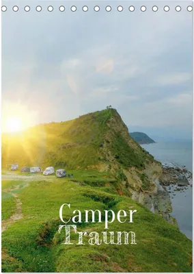 Produktbild von Camper Traum (Tischkalender 2026 DIN A5 hoch), CALVENDO Monatskalender