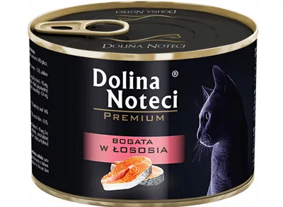 Zdjęcie produktu dla Dolina Noteci Mokra karma dla kota o smaku fileta z łososia 12x 185g