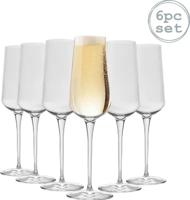 Produktbild von Inalto Uno - Champagnerflöten - 285 ml - Set mit 6 Sektgläsern