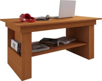 Immagine prodotto di Tavolino in legno semplice | Dimensioni ca. H. 52 x W. 115 x D. 58 cm | Tavolo da soggiorno - Kobila
