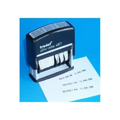 Produktbild von Wortbandstempel mit Datum Printy 4817 selbstfärbend