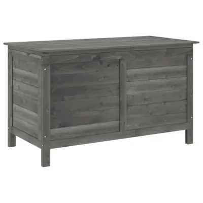 Immagine prodotto di vidaXL Cassapanca da giardino antracite 99x49,5x58,5 cm in legno massiccio di abete