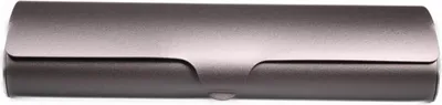 Image de Étui en aluminium couleur argent pour lunettes de lecture