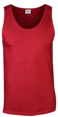 Image de Gildan - Haut sans manches « Softstyle » pour homme FK2251 (XXL) (rouge)